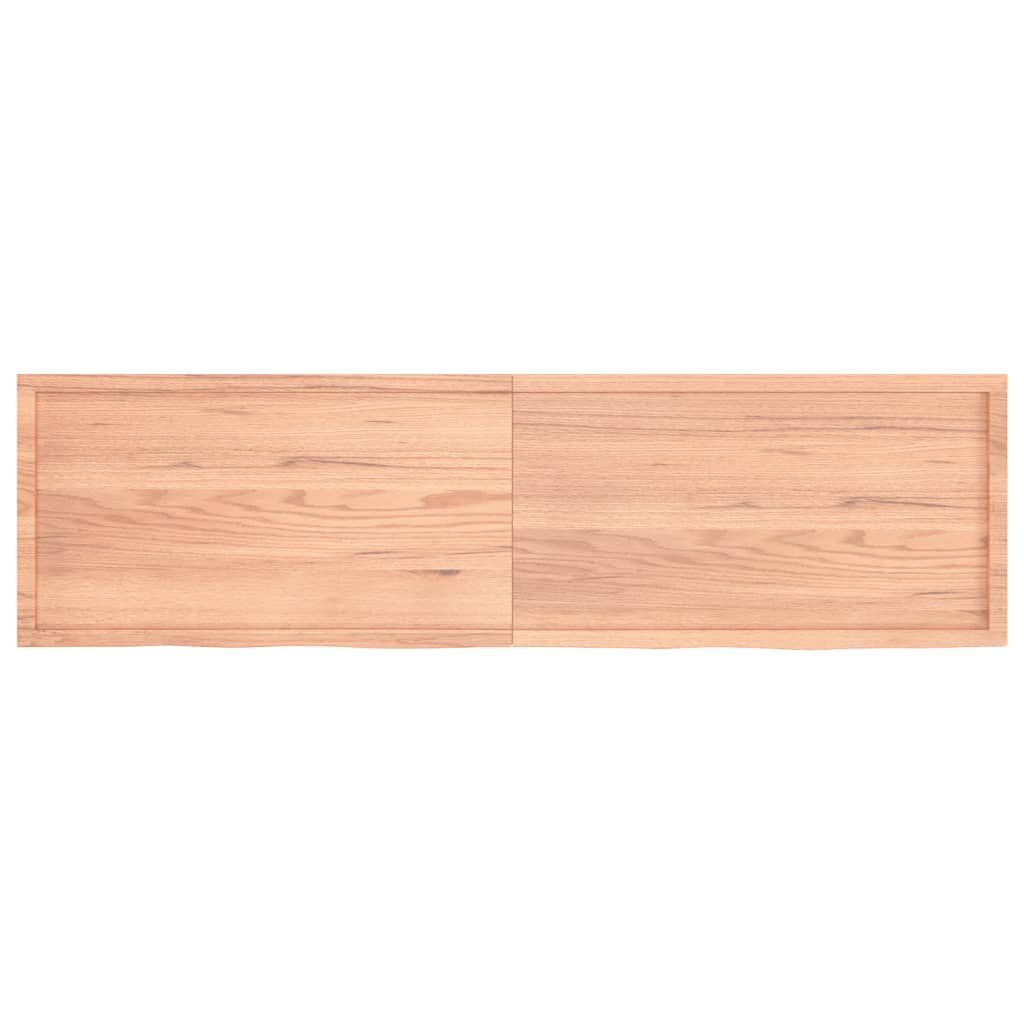 Wandschap Eiken 220x60cm Lichtbruin - 57% Korting!