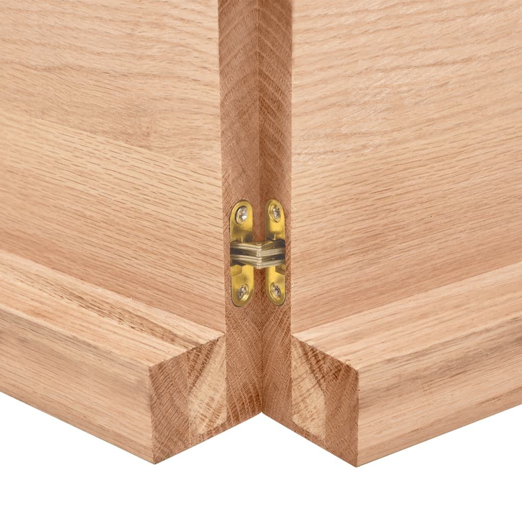 Wandschap Eiken 220x60cm Lichtbruin - 57% Korting!