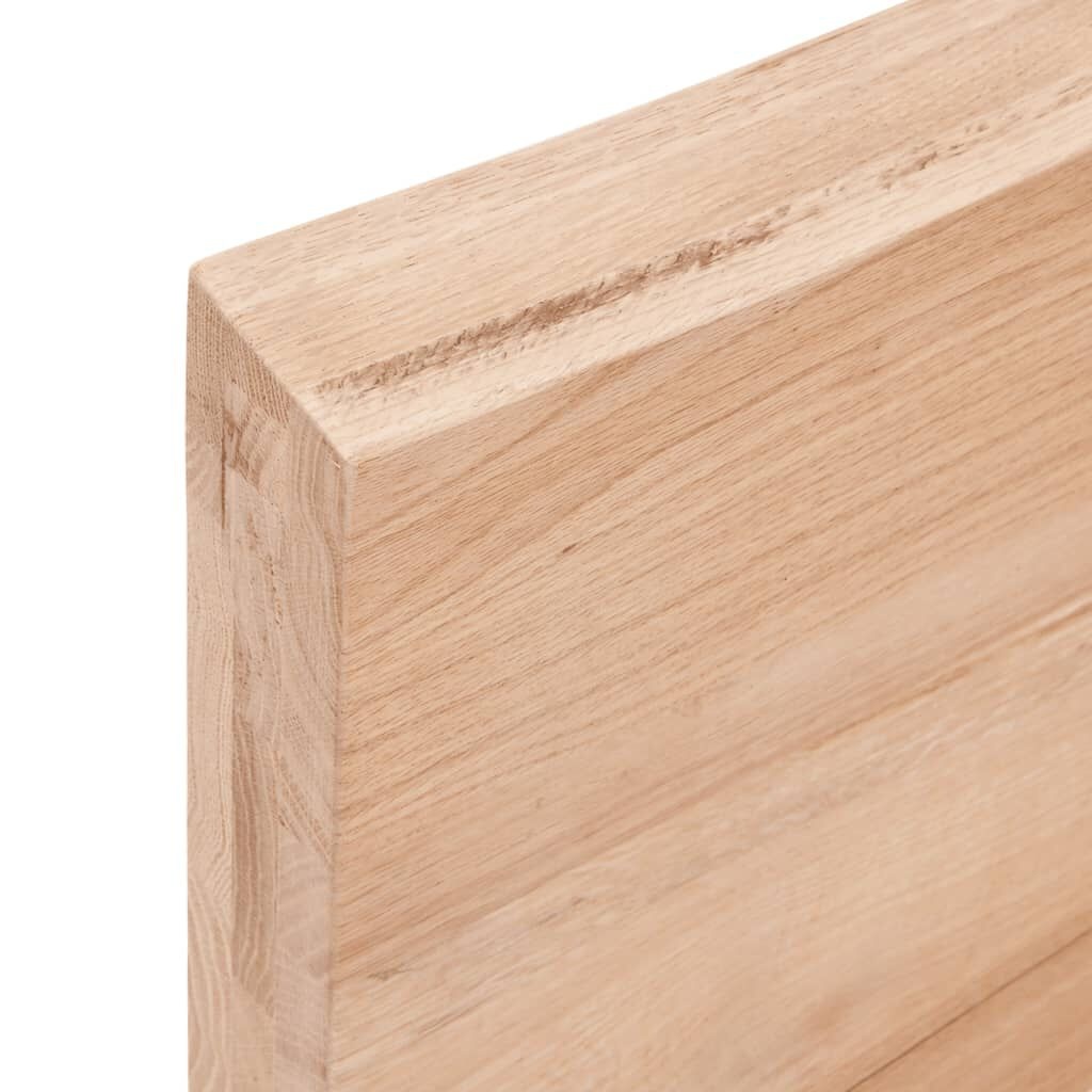 Wandschap Eiken 220x60cm Lichtbruin - 57% Korting!