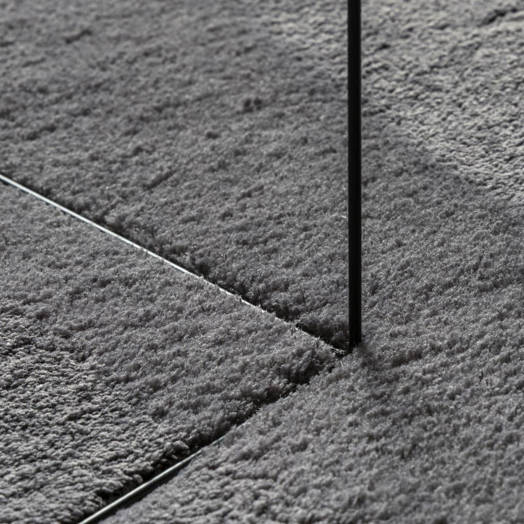 vidaXL Vloerkleed Antraciet 120x170cm - 45% Korting!