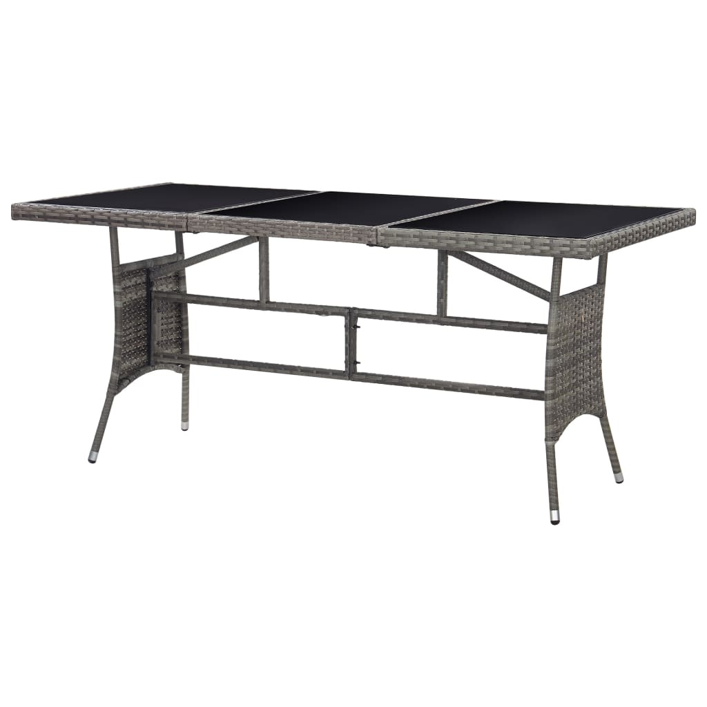 VidaXL Tuintafel Grijs 170cm - 35% Korting! Zo Goed Als Nieuw