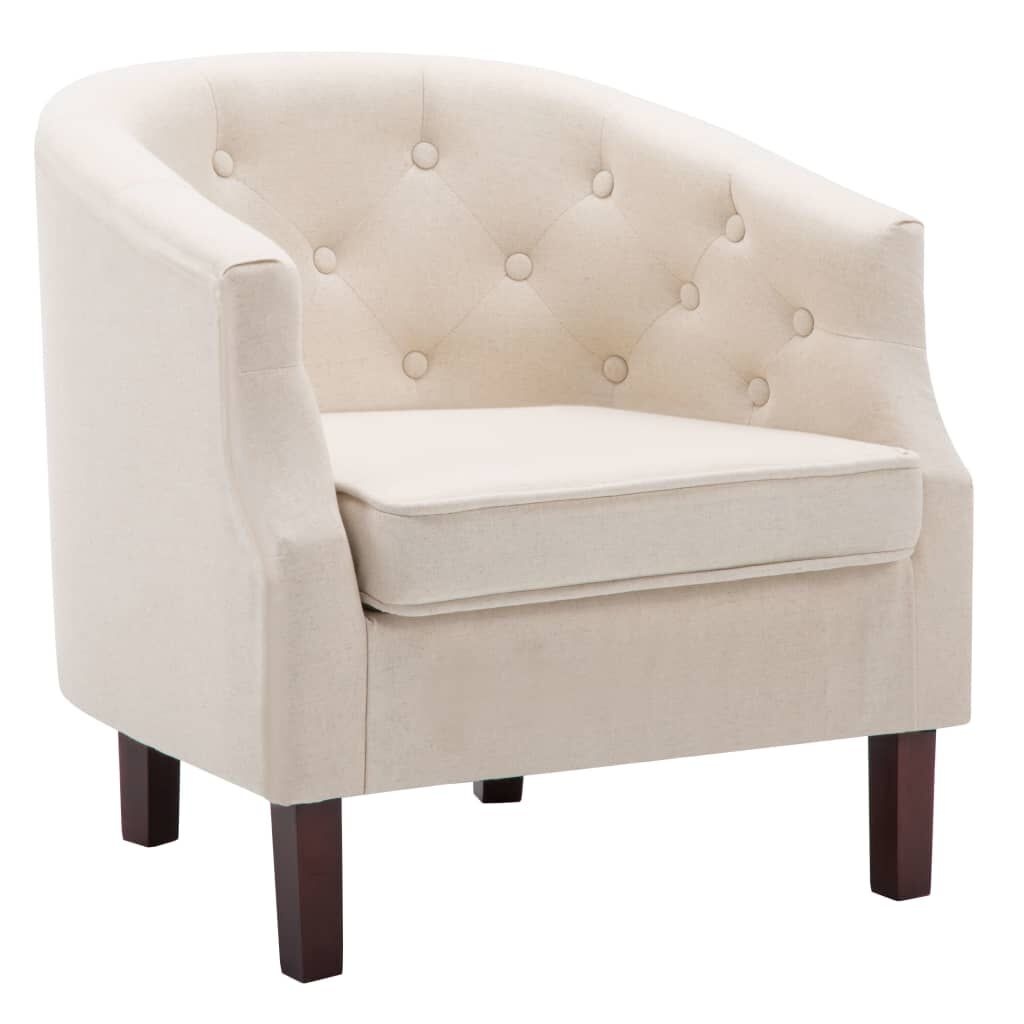 vidaXL Fauteuil Beige - Z.G.A.N. - 57% Korting!