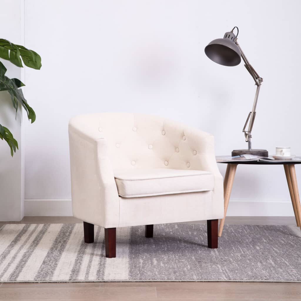 vidaXL Fauteuil Beige - Z.G.A.N. - 57% Korting!