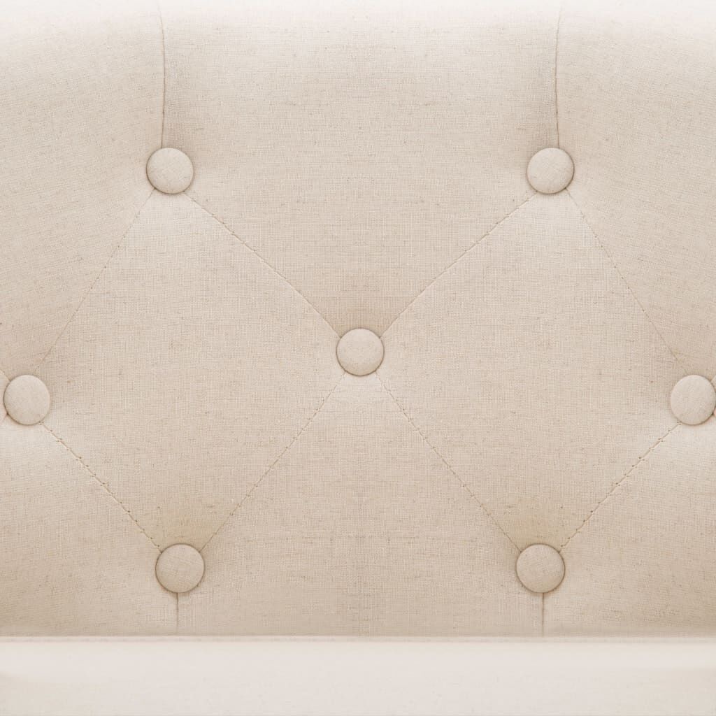 vidaXL Fauteuil Beige - Z.G.A.N. - 57% Korting!