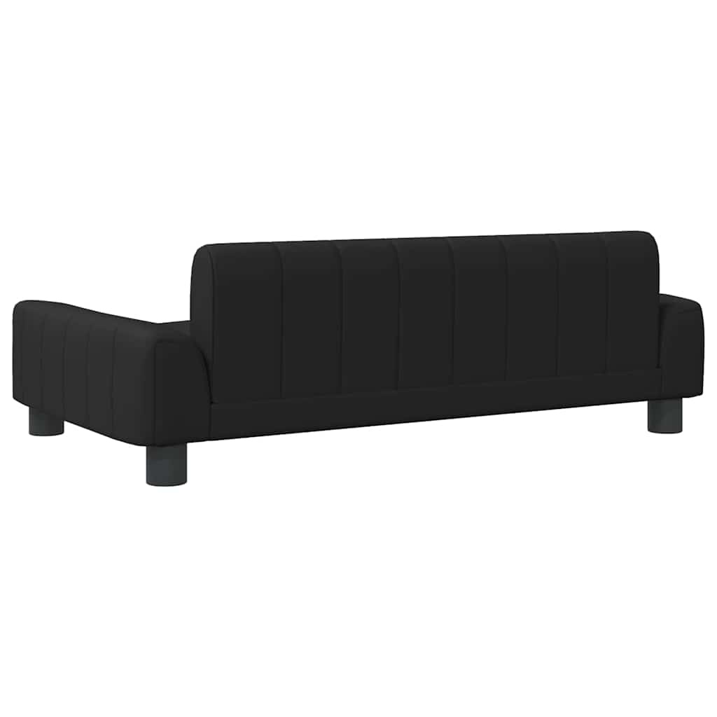 vidaXL Hondenmand Kunstleer Zwart 90x53cm - 35% Korting!