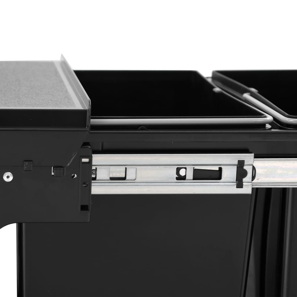VidaXL Inbouw Prullenbak 48L - Soft-Close - 35% Korting!