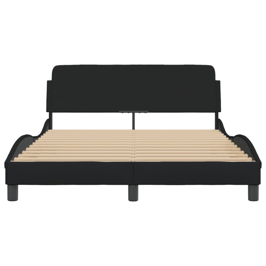 VidaXL Bedframe 120x200 Zwart - 35% Korting!