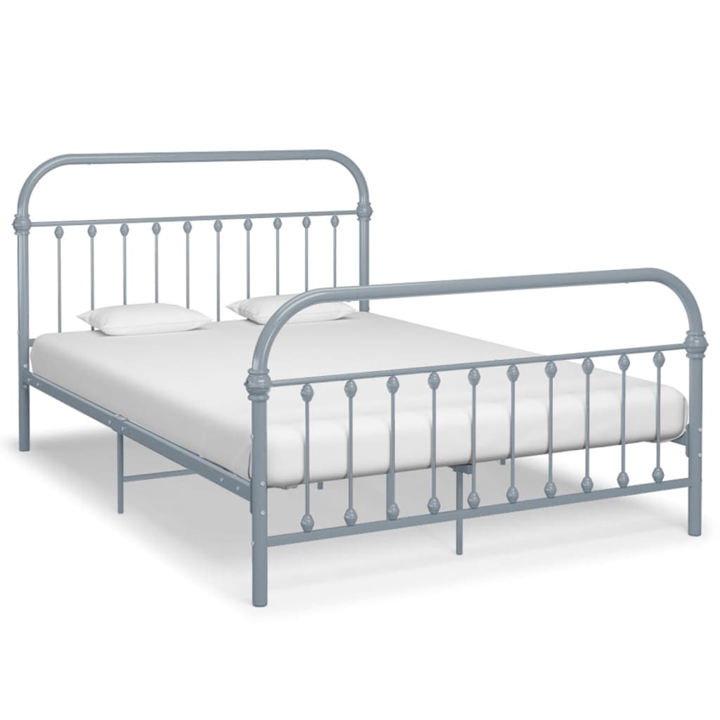 vidaXL Bedframe 120x200 Grijs - 35% Korting!
