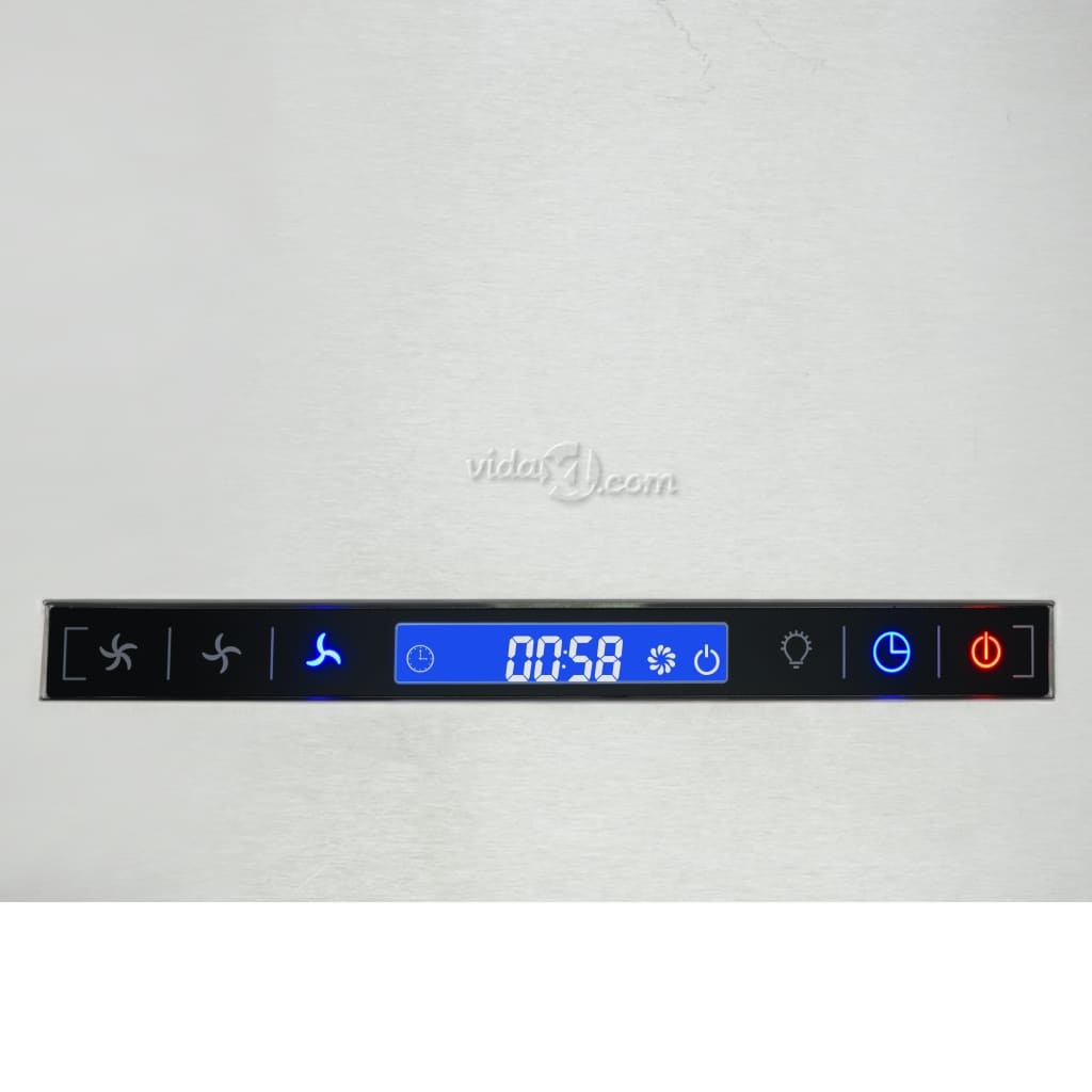 vidaXL Afzuigkap Hangend 37cm RVS - LCD Touch - 35% Korting!