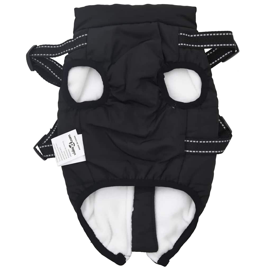 VidaXL Hondenjas met Harnas Zwart L28 - 35% Korting!
