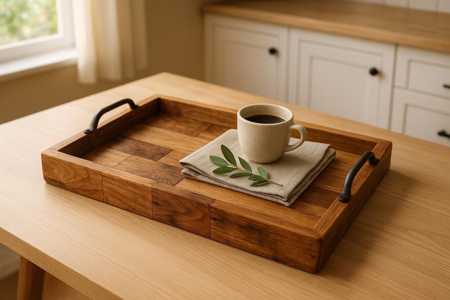 Hoe Maak Je Een Dienblad van Houtresten