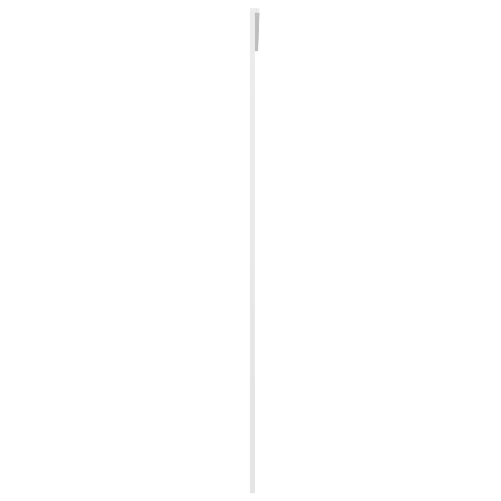 Schuifdeur 90x205 cm wit ESG-glas - 42% Korting!