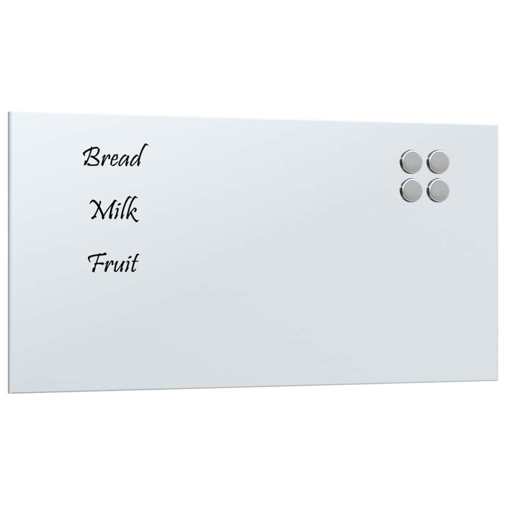 Magneetbord Wit Glas 60x30cm - 42% Korting!