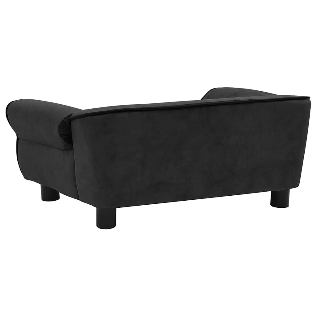 VidaXL Hondenbank Zwart Pluche - 72cm - 42% Korting!