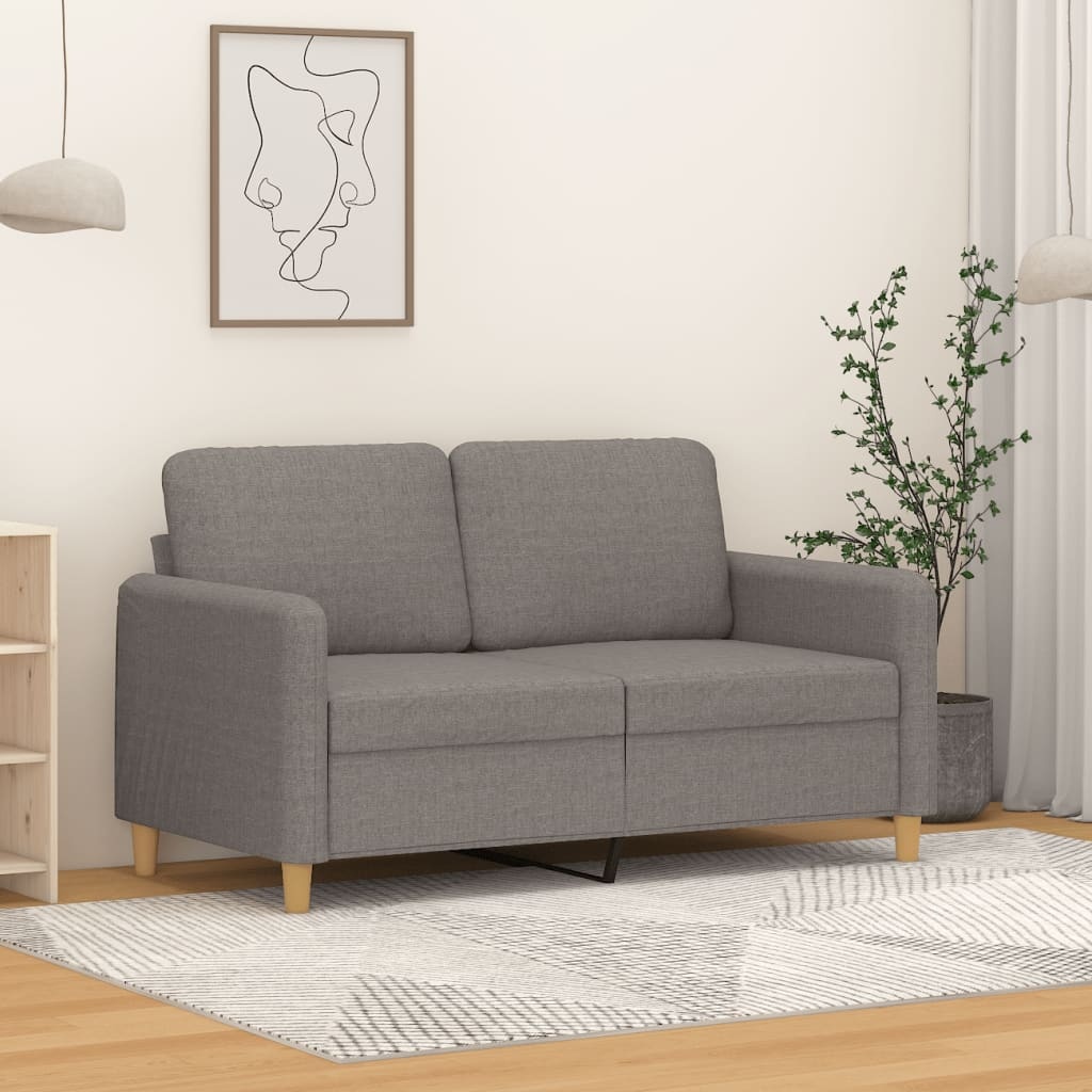 VidaXL Tweezitsbank Taupe - 41% Korting! Kras Achterzijde