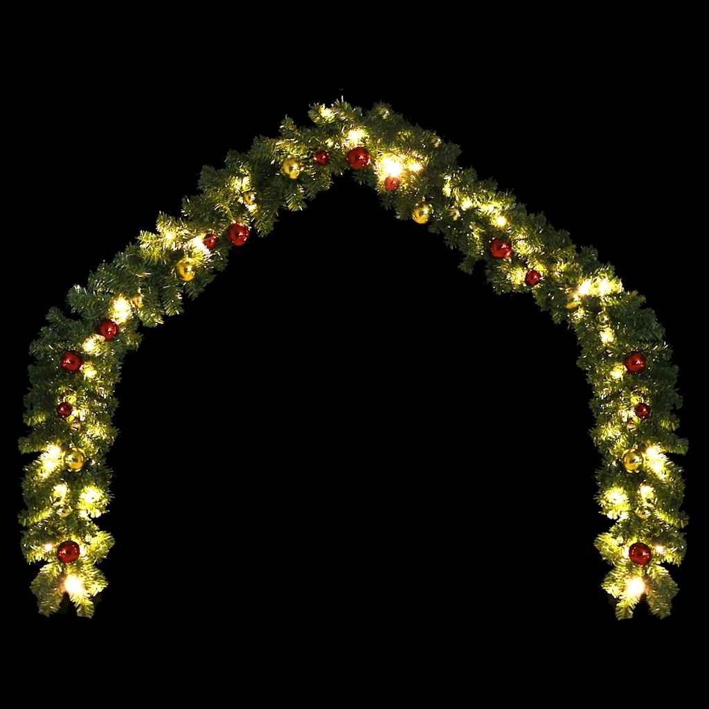 Kerstslinger met LED & Ballen 5m - 42% Korting! (Gebruikssporen)