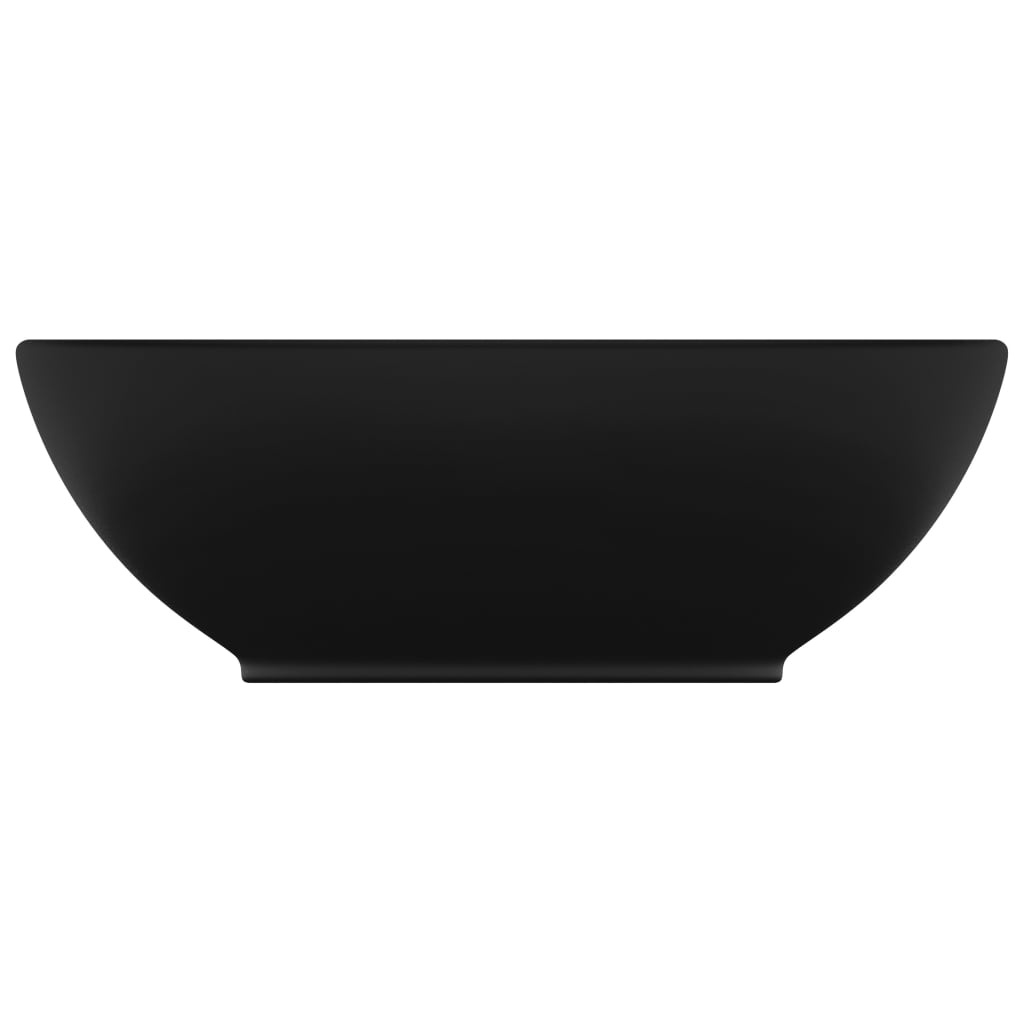 vidaXL Wastafel Mat Zwart 40x33cm - 41% Korting!