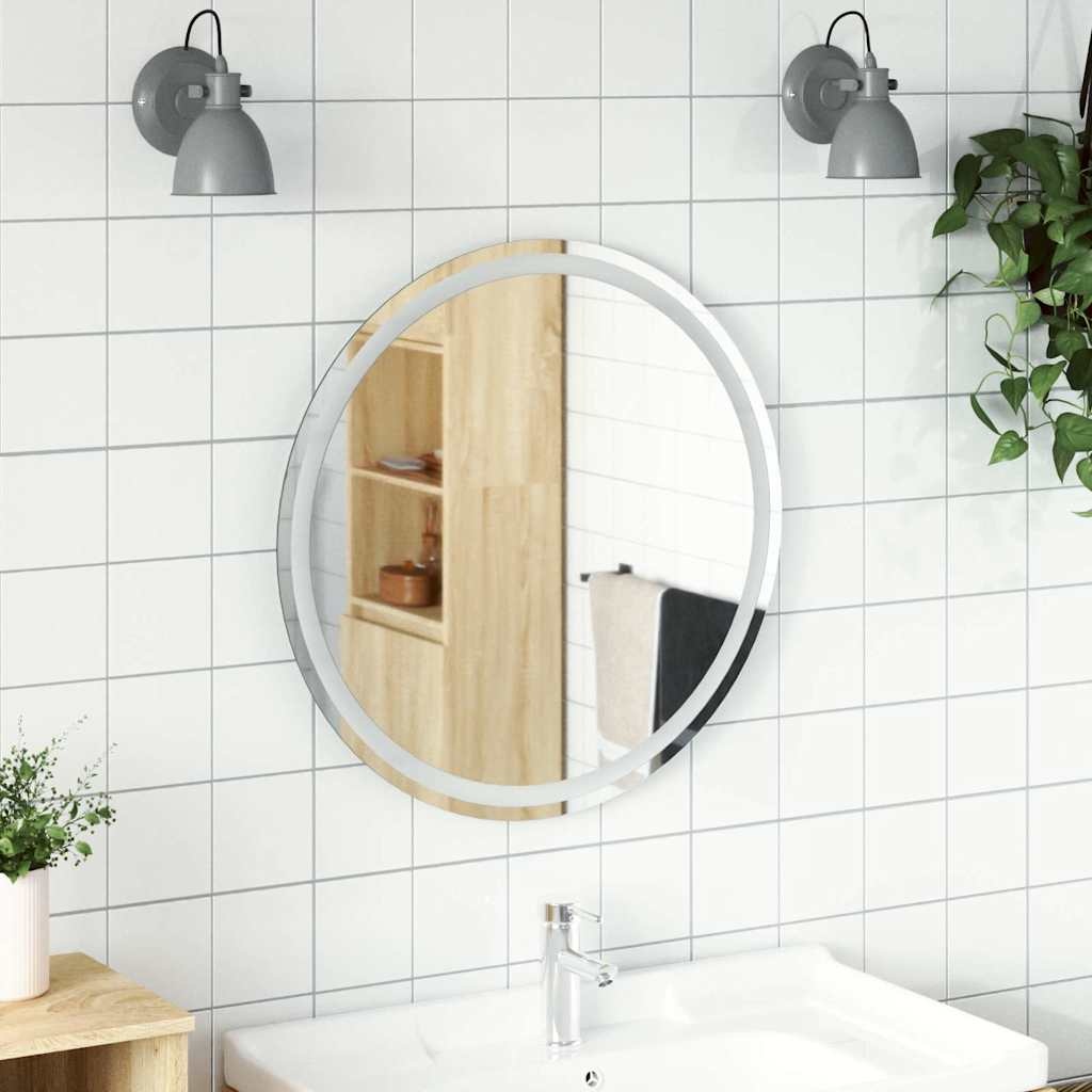 vidaXL LED Badkamerspiegel Rond 70cm - 35% Korting!