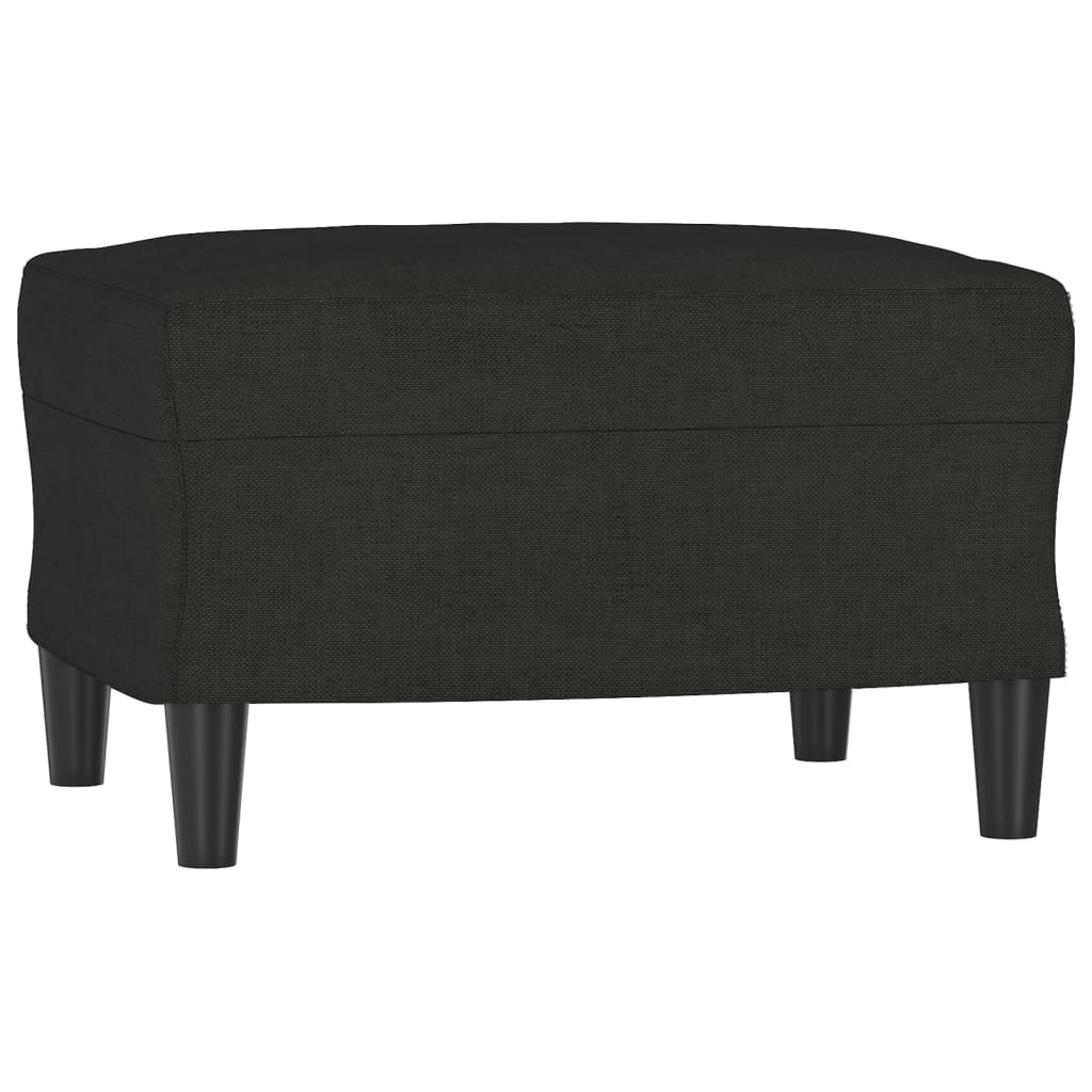 vidaXL Voetenbank Zwart - 60x50x41cm - 35% Korting!