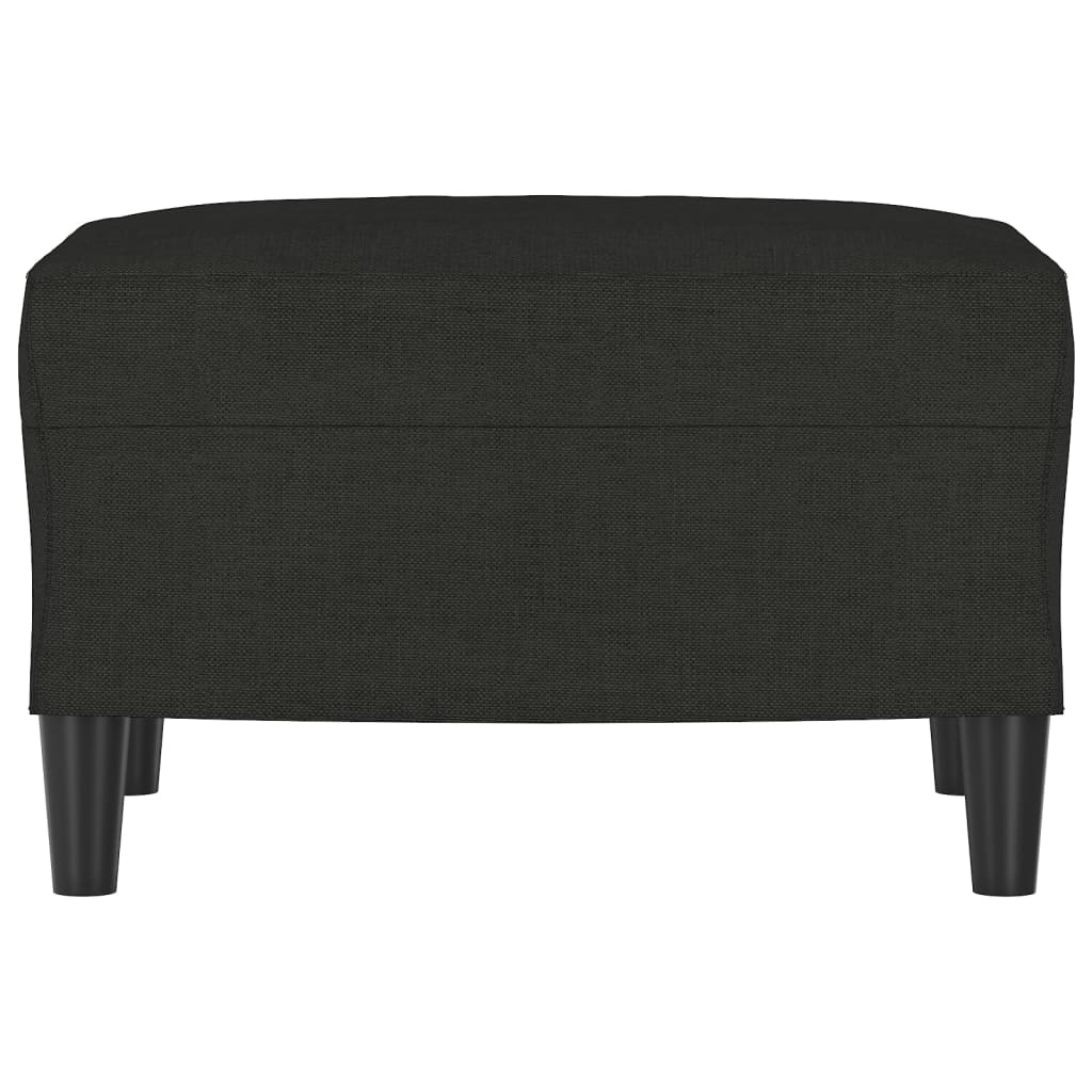 vidaXL Voetenbank Zwart - 60x50x41cm - 35% Korting!