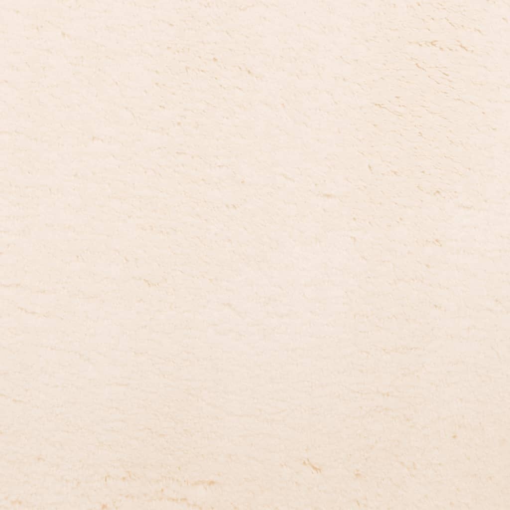vidaXL HUARTE Vloerkleed 120x120 Beige - 35% Korting!
