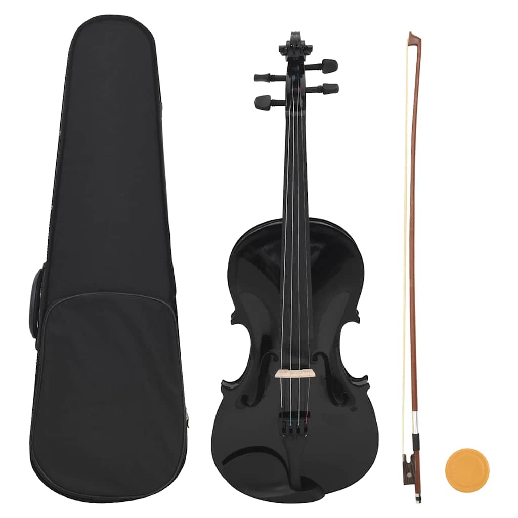 VidaXL Vioolset 4/4 Zwart - 35% Korting! Beginnersset