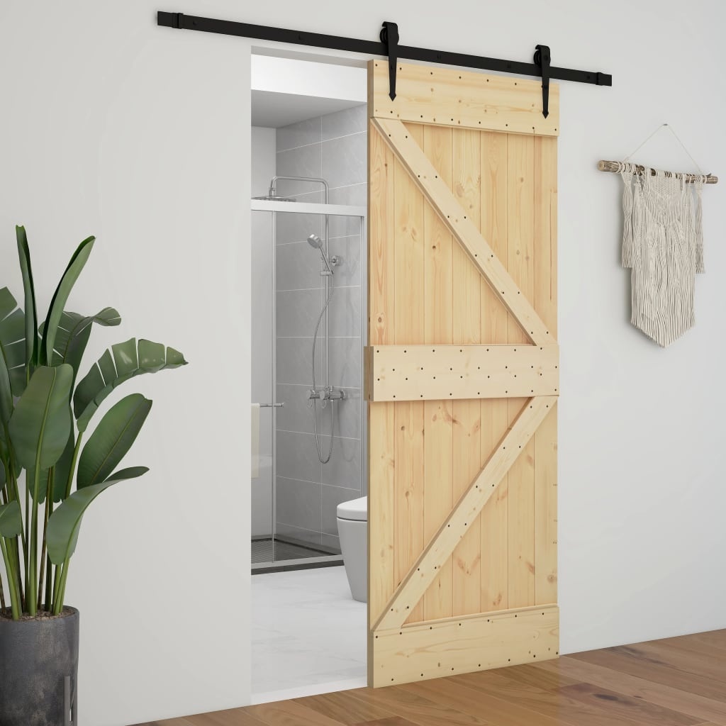 Massief Grenen Deur 90x210cm - 35% Korting! (Retour)