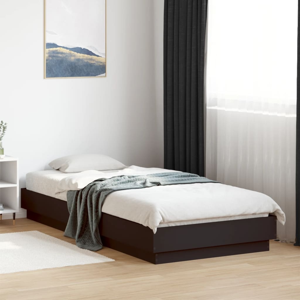 Zwart Bedframe 90x200cm - Zo Goed Als Nieuw! 35% Korting