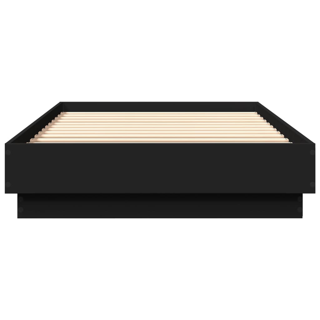 Zwart Bedframe 90x200cm - Zo Goed Als Nieuw! 35% Korting