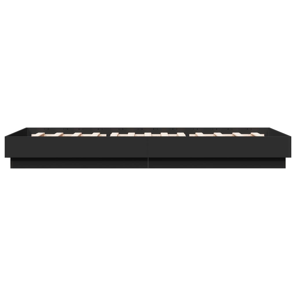 Zwart Bedframe 90x200cm - Zo Goed Als Nieuw! 35% Korting