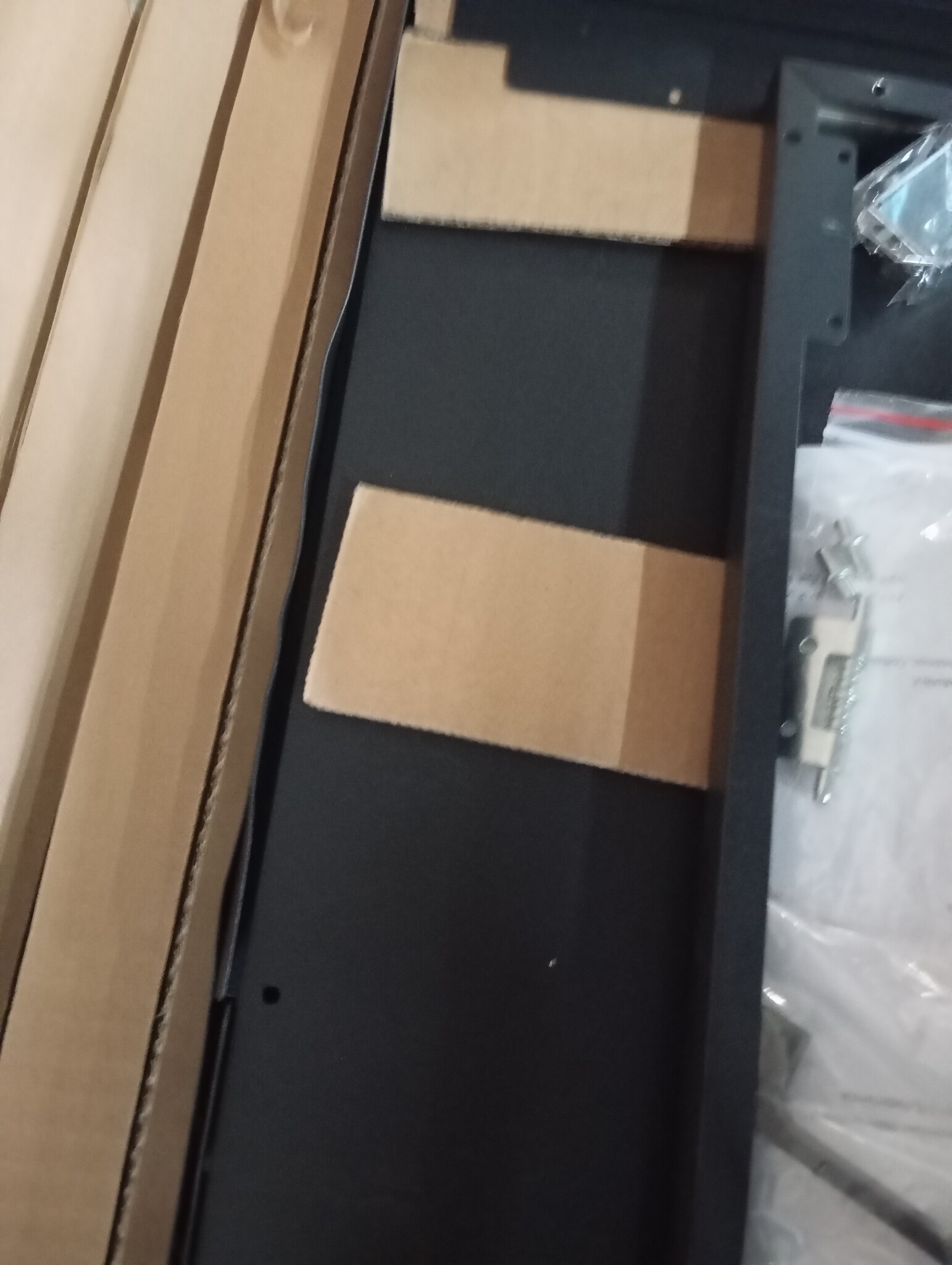 vidaXL Hoge Kast Zwart Staal - 50% Korting! (Lichte Schade)
