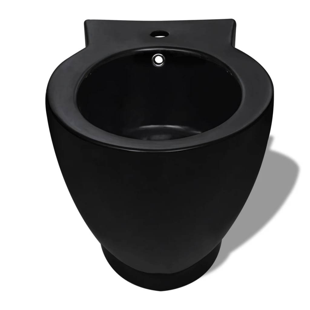 Zwarte Keramische Bidet - Staand Model - 35% Korting!