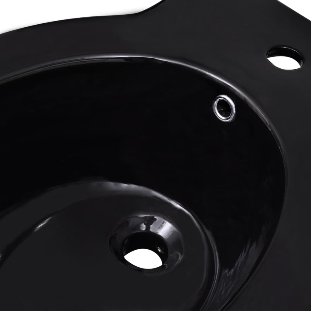 Zwarte Keramische Bidet - Staand Model - 35% Korting!