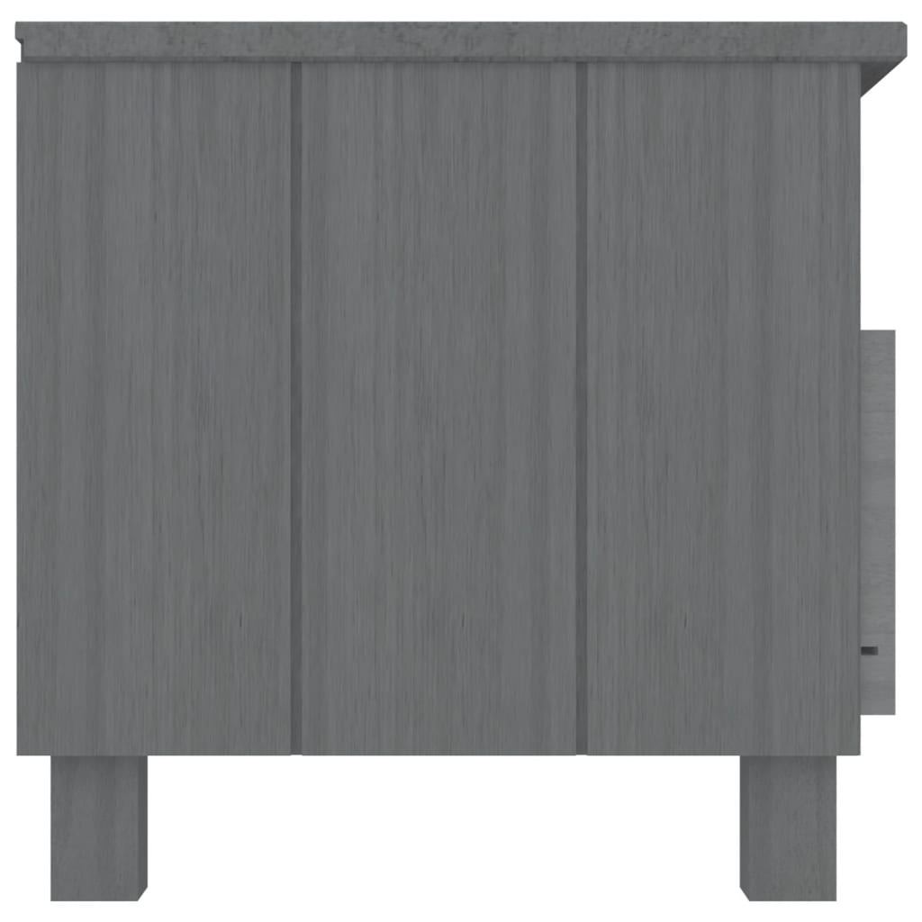 vidaXL Tv-meubel Grenen Donkergrijs 106cm - 35% Korting!