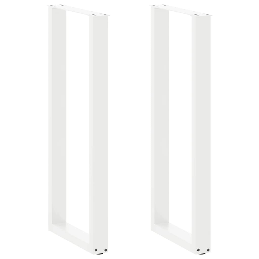 vidaXL Salontafelpoten Wit (2 st) - 35% Korting!
