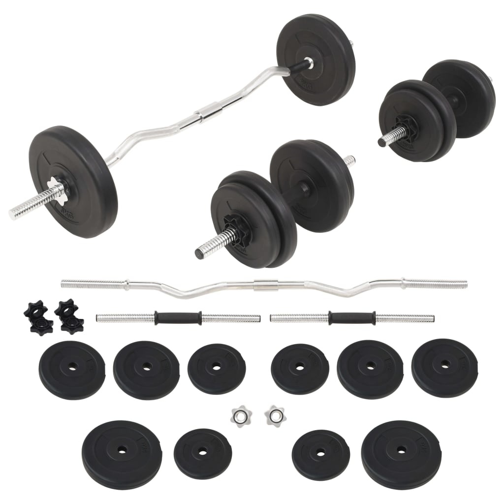 vidaXL Halterset 30kg - 35% Korting! Topdeal!
