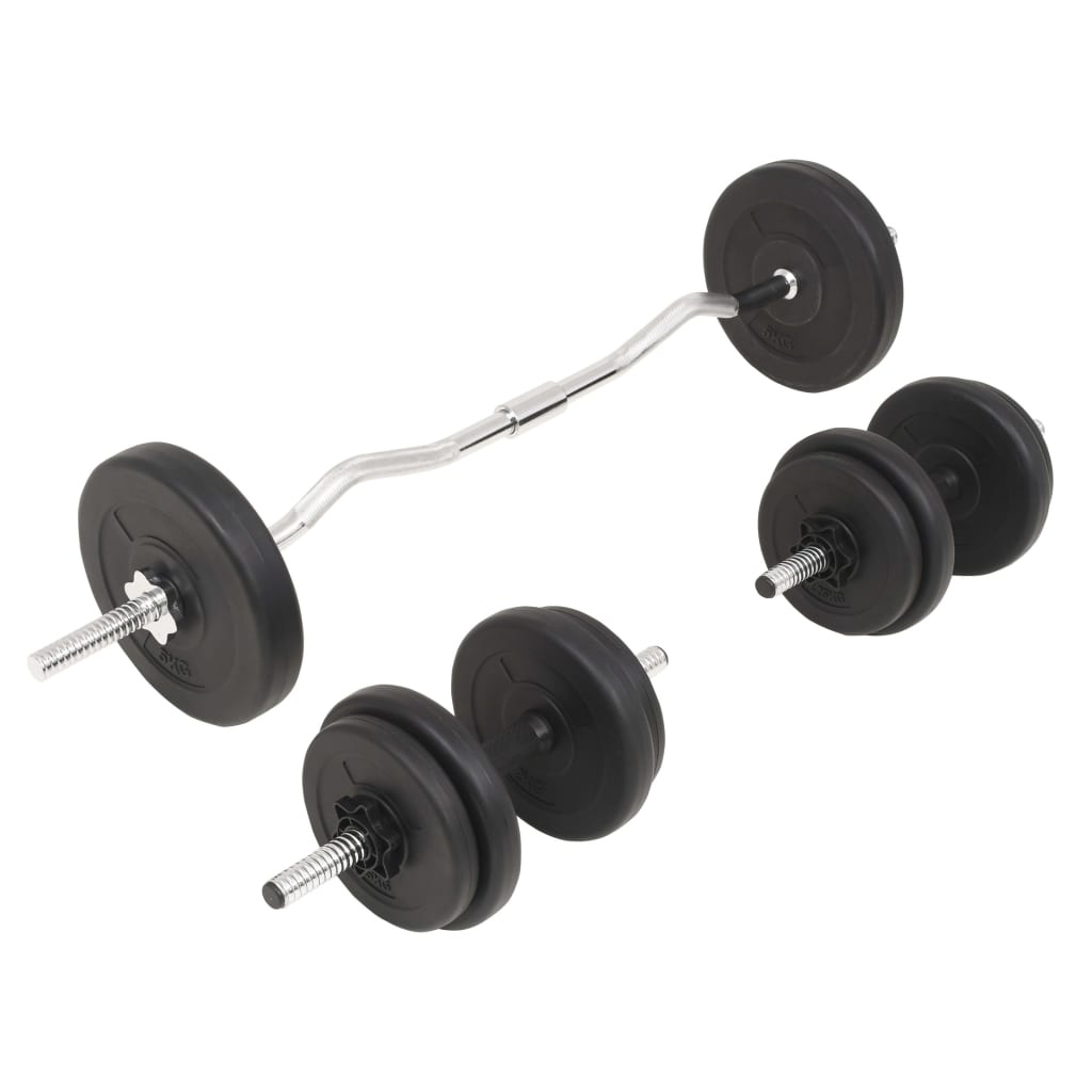 vidaXL Halterset 30kg - 35% Korting! Topdeal!
