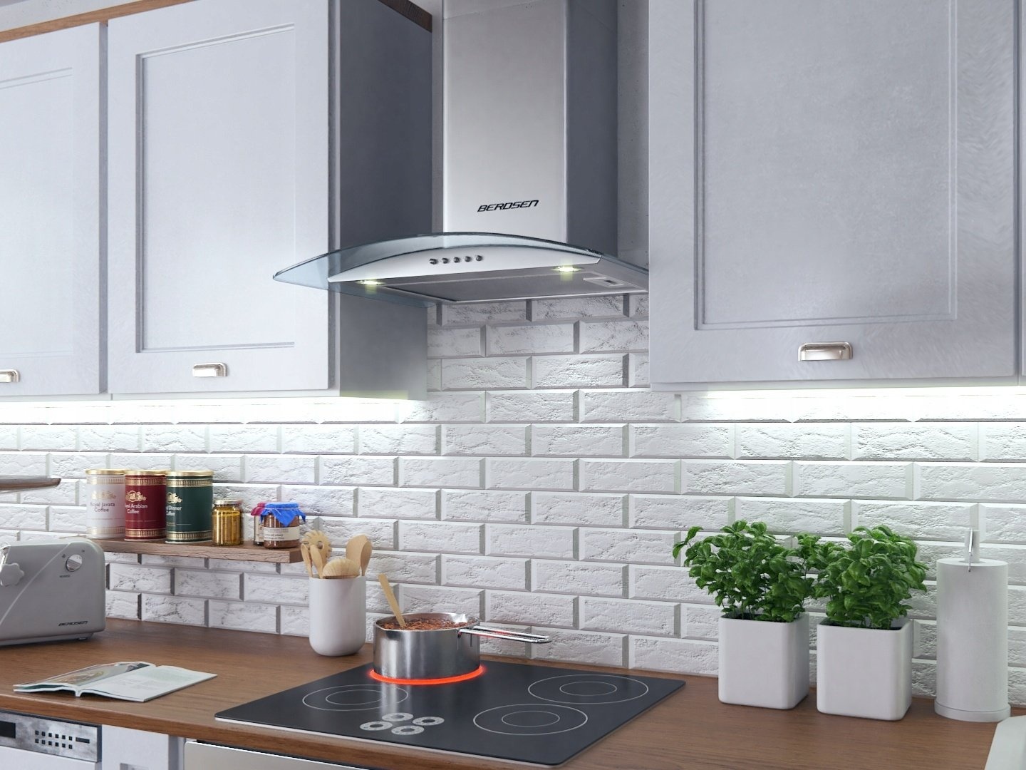 Berdsen Afzuigkap 84cm INOX - Krassen - 63% Korting!