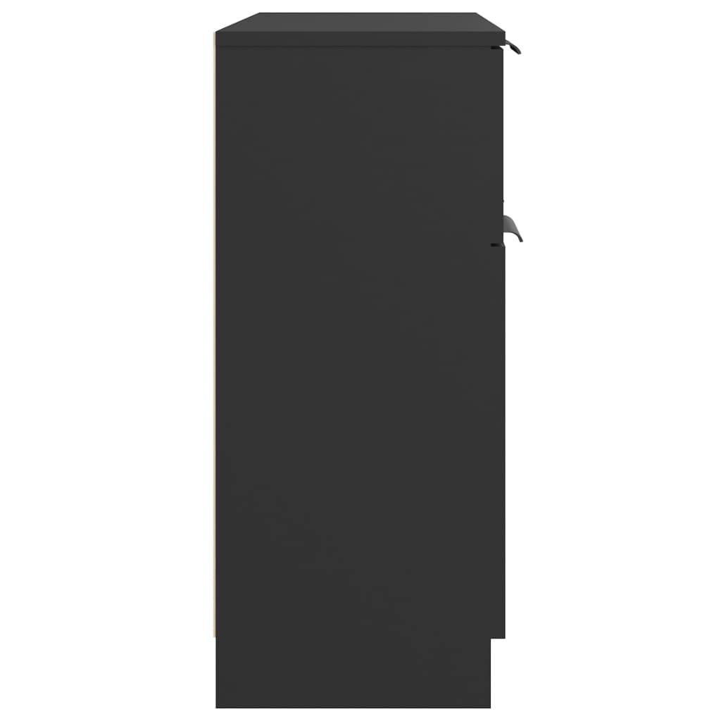 Dressoir Zwart Hout 60cm - Retourdeal! 59% Korting