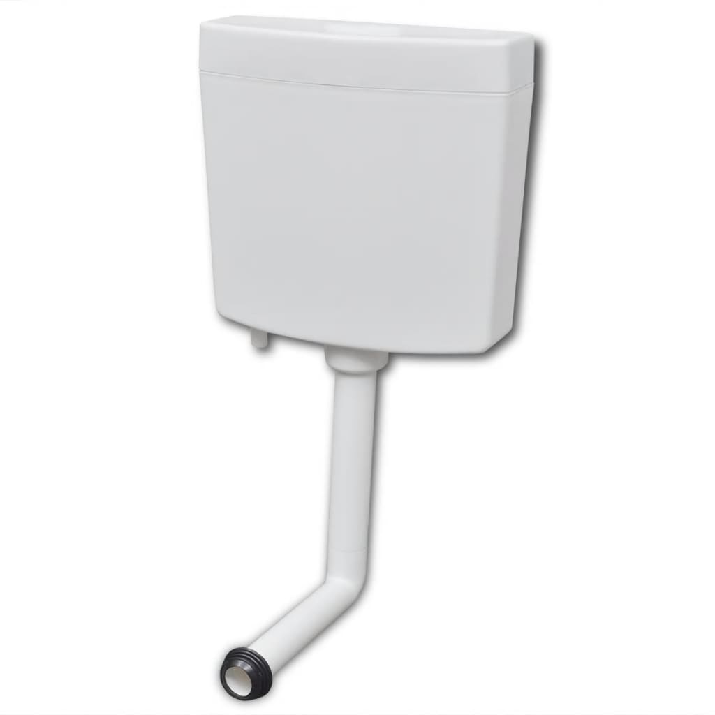 vidaXL Toiletstortbak 3/6L Wit - 35% Korting!