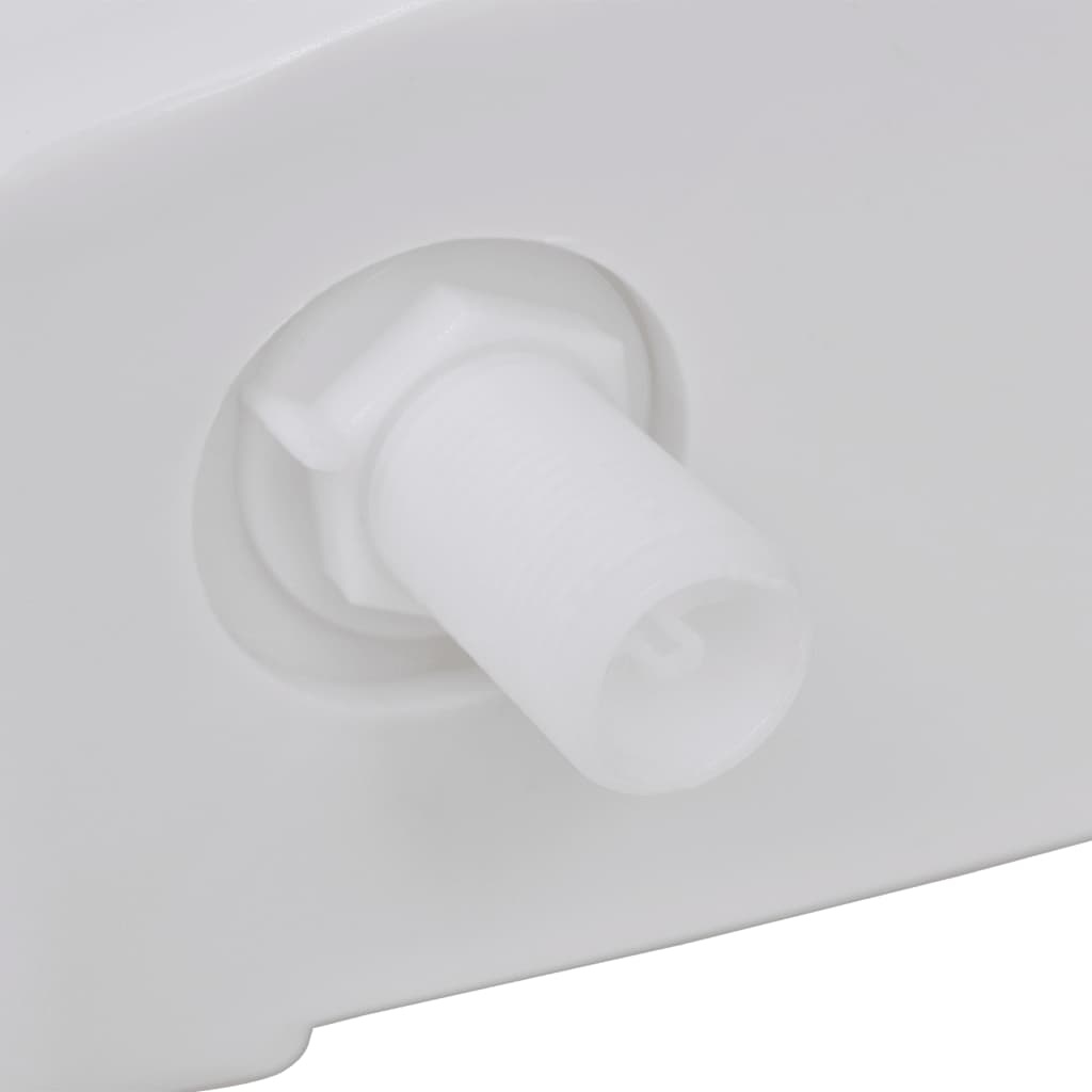 vidaXL Toiletstortbak 3/6L Wit - 35% Korting!