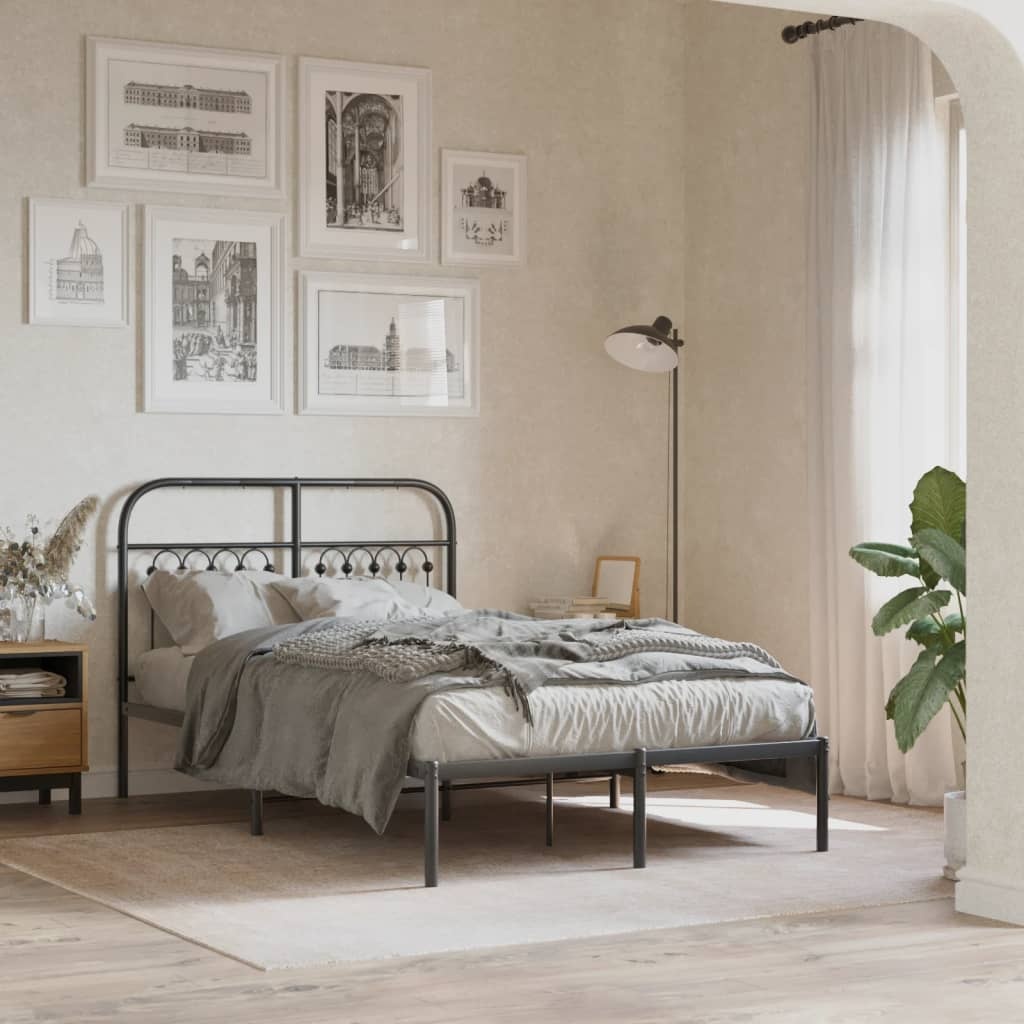 VidaXL Bedframe 120x200 Zwart - 47% Korting!