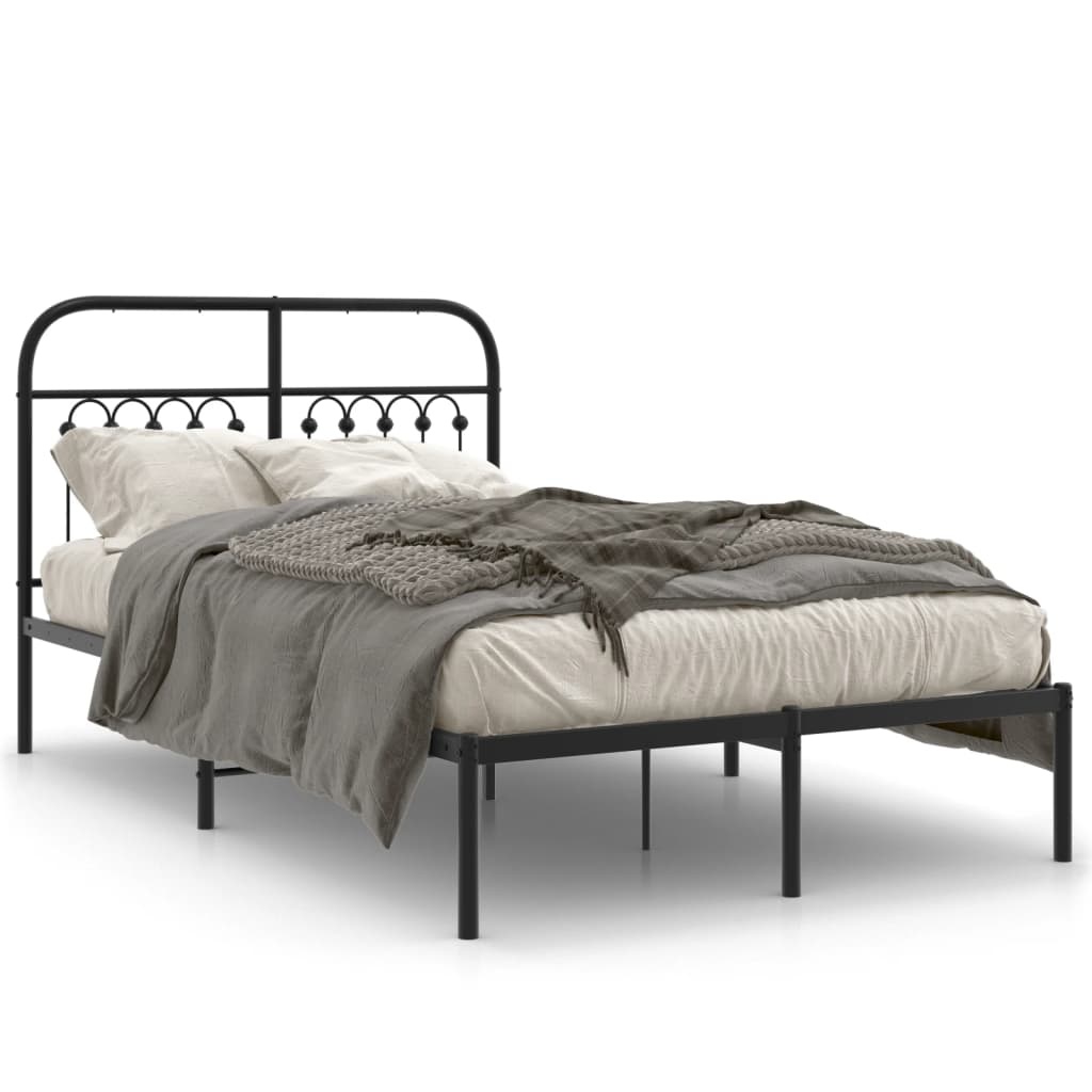 VidaXL Bedframe 120x200 Zwart - 47% Korting!