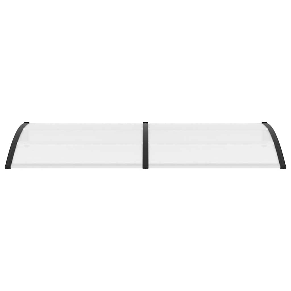VidaXL Deurluifel 240x75cm Zwart/Transparant - 35% Korting!