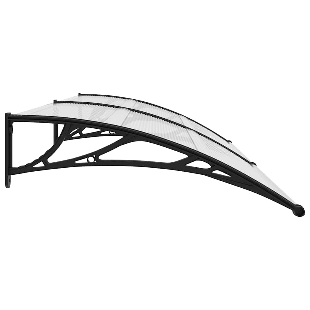VidaXL Deurluifel 240x75cm Zwart/Transparant - 35% Korting!