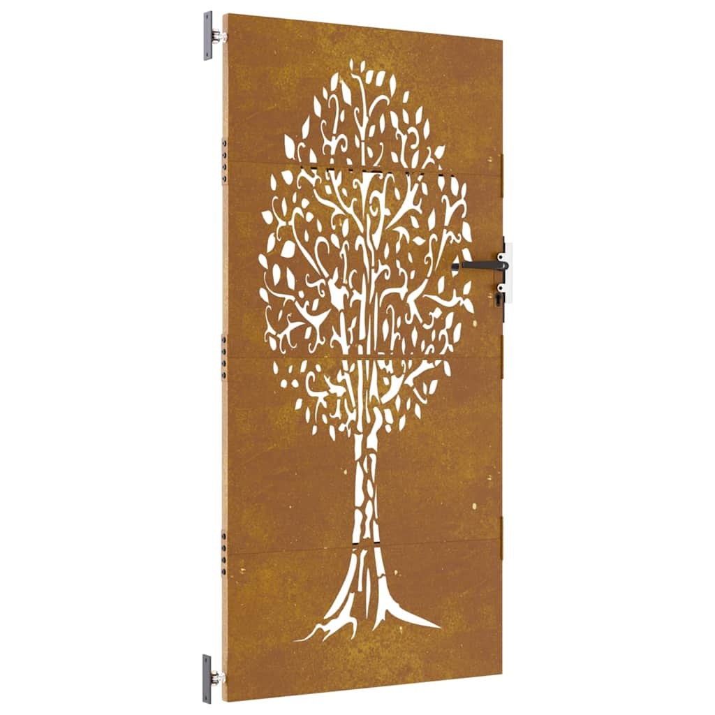 vidaXL Cortenstaal Poort 85x200cm Boomdesign - 35% Korting!