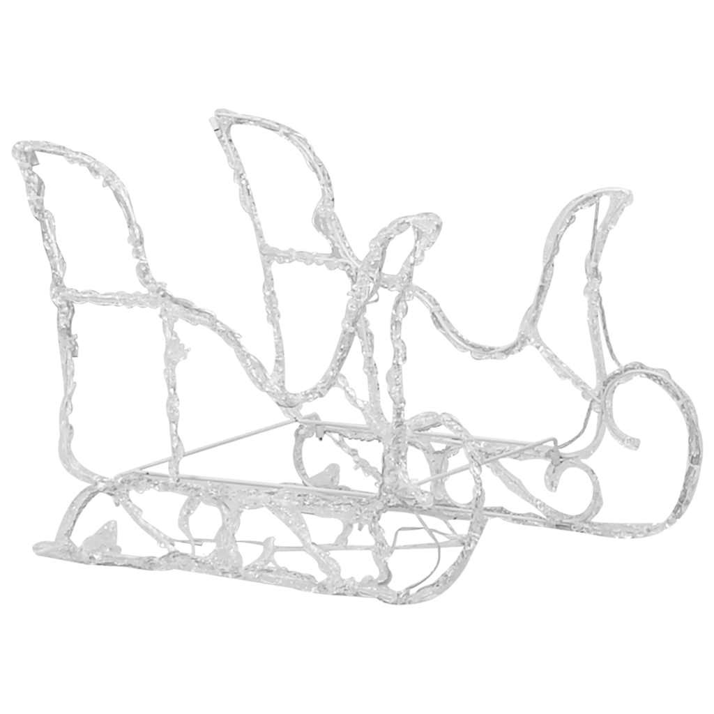 Kerst Rendier & Slee Decoratie 130cm - 35% Korting!