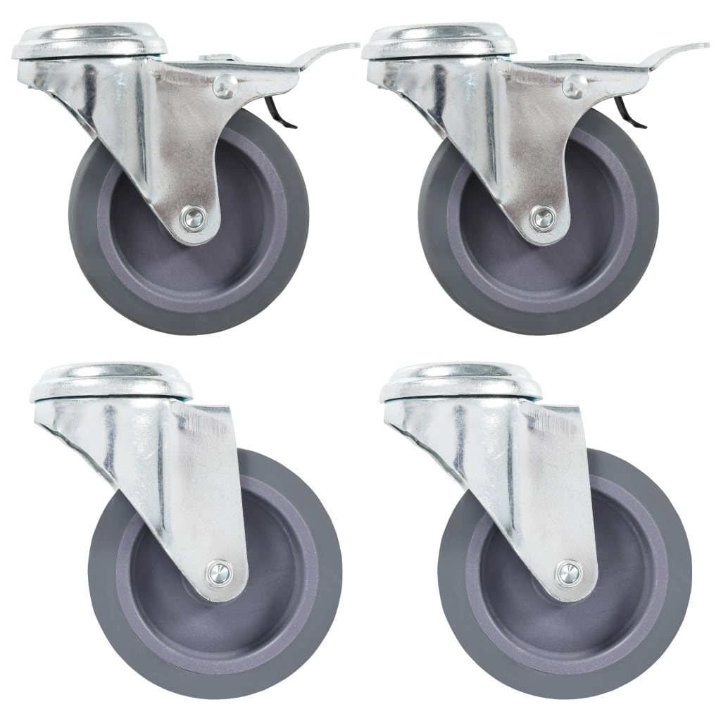 VidaXL Zwenkwielen 75mm (4 st) - 41% Korting!
