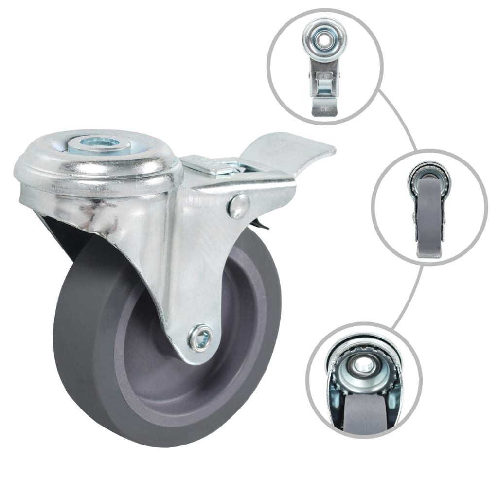 VidaXL Zwenkwielen 75mm (4 st) - 41% Korting!