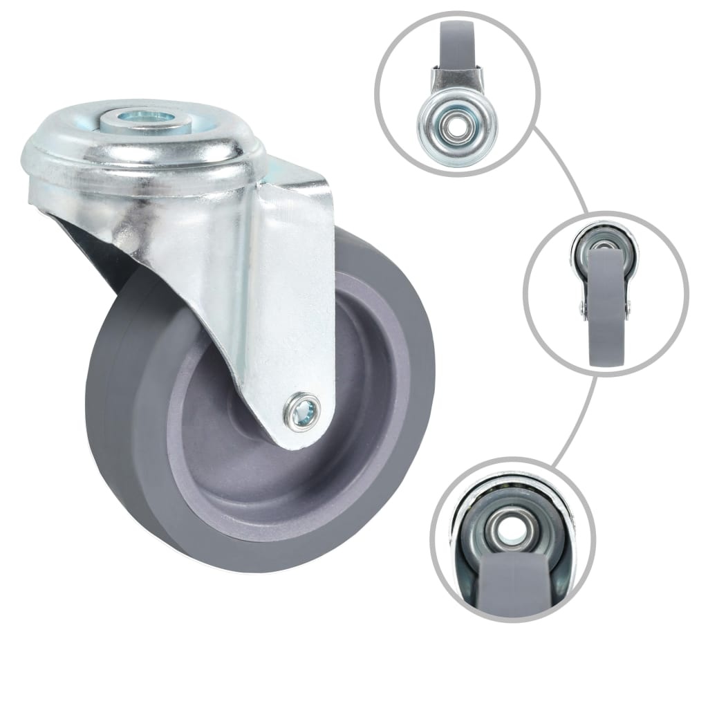 VidaXL Zwenkwielen 75mm (4 st) - 41% Korting!